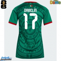 Mexico Orbelin Pineda #17 Hjemmedrakt Dame EM 2024 Kortermet